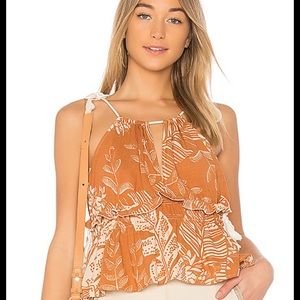 Sold! See by Chloe Foliage Print Top